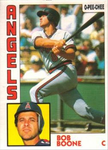 1984 O-Pee-Chee Baseball Cards 174     Bob Boone